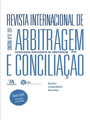 cover image of Revista Internacional de Arbitragem e Conciliação--Ano XVI--2021